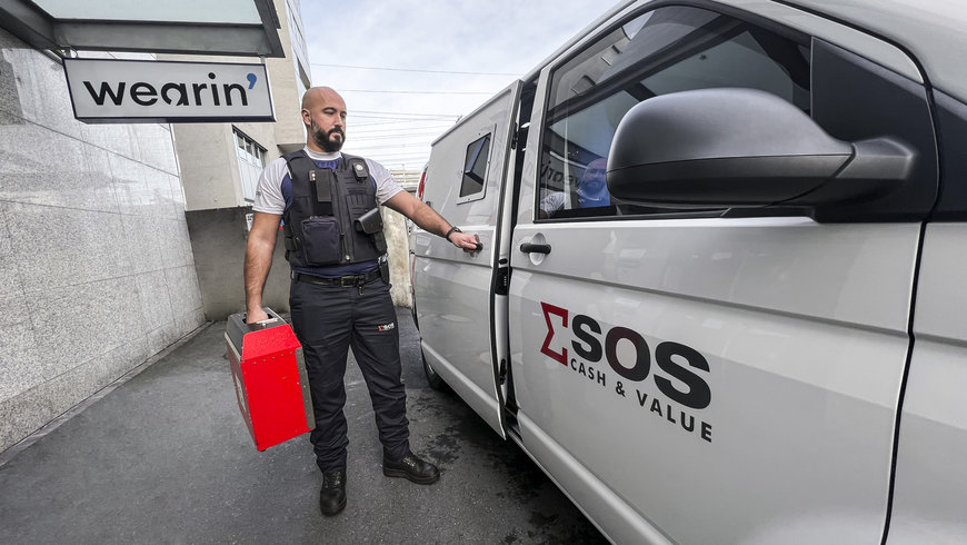 世界初：スイスの警備輸送会社【SOS Cash & Value】 : Wearin’の環境と生体センサを実装したスマート･ベストを採用　安全とセキュリティを強化